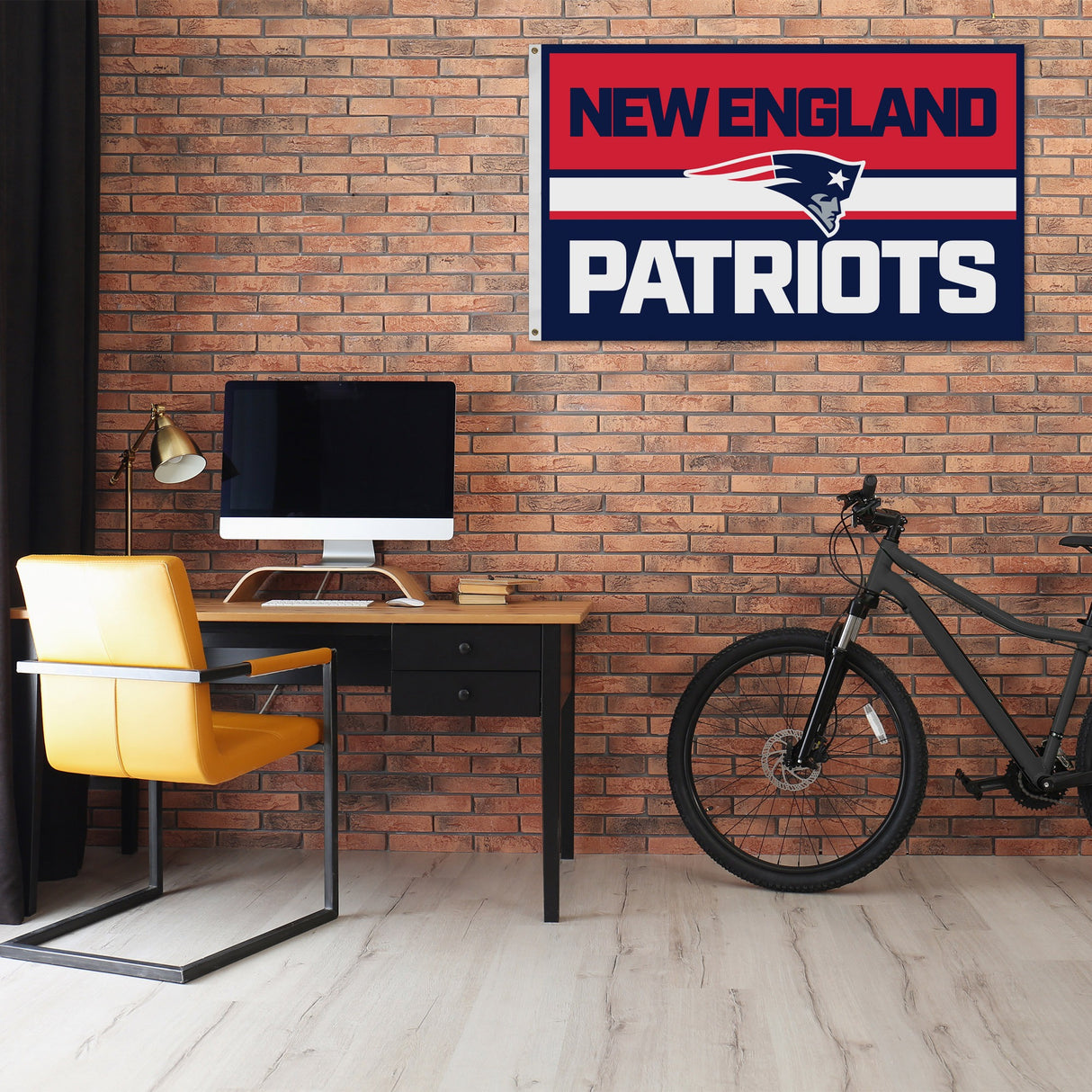Rico Industries NFL New England Patriots Bold 3' x 5' Banner Flag-1