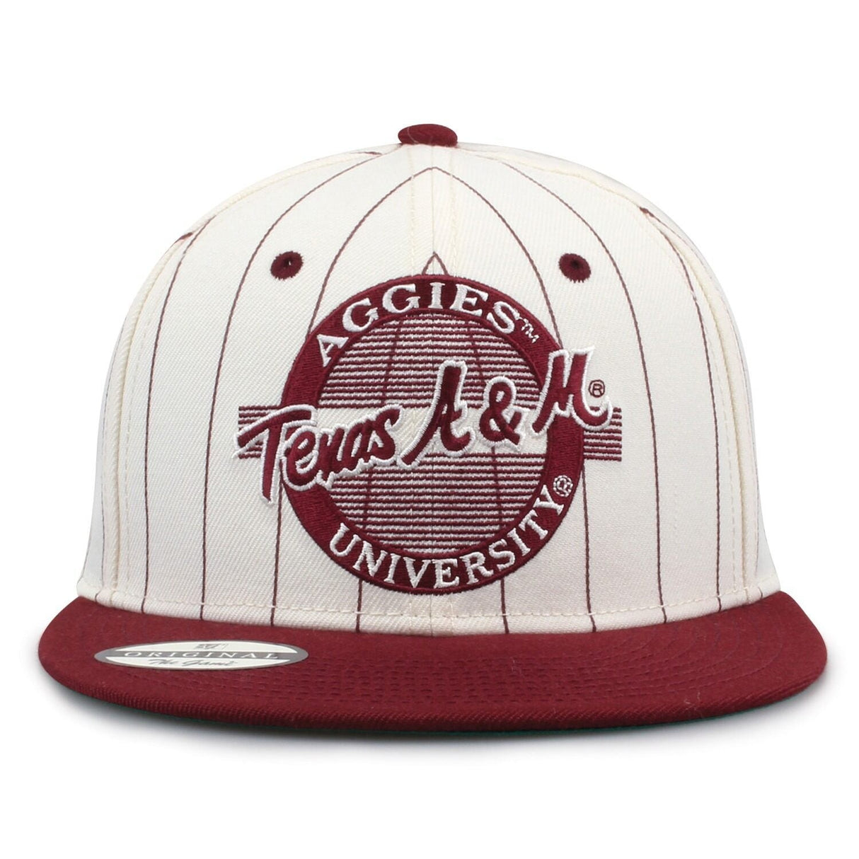 The Game Headwear Texas A&M Flat Brim Snapback Hat