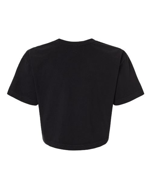 American Apparel Women's Garment-Dyed Heavyweight Cropped Tee-2
