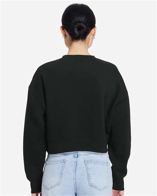 Lane Seven Women's Relaxed Cropped Crewneck Sweatshirt-5