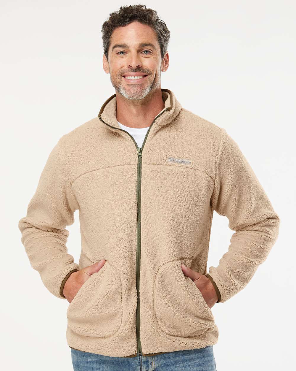 Columbia Men's Rugged Ridge™ II Sherpa Fleece Full-Zip Mens Apparel Sweatshirts & Fleece
