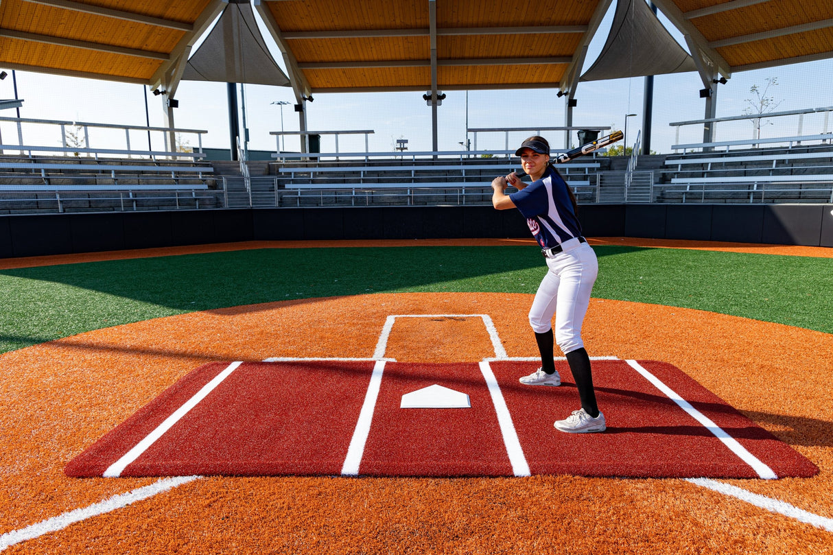 Portolite Baseball Full Batter's Mat-2