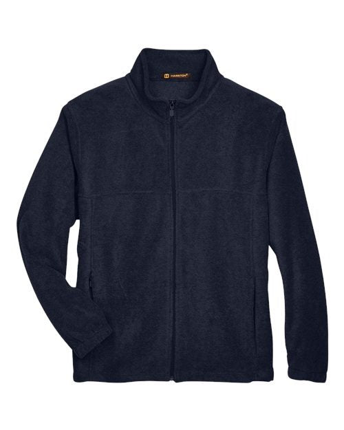 Harriton Men's Tall Full-Zip Fleece-1