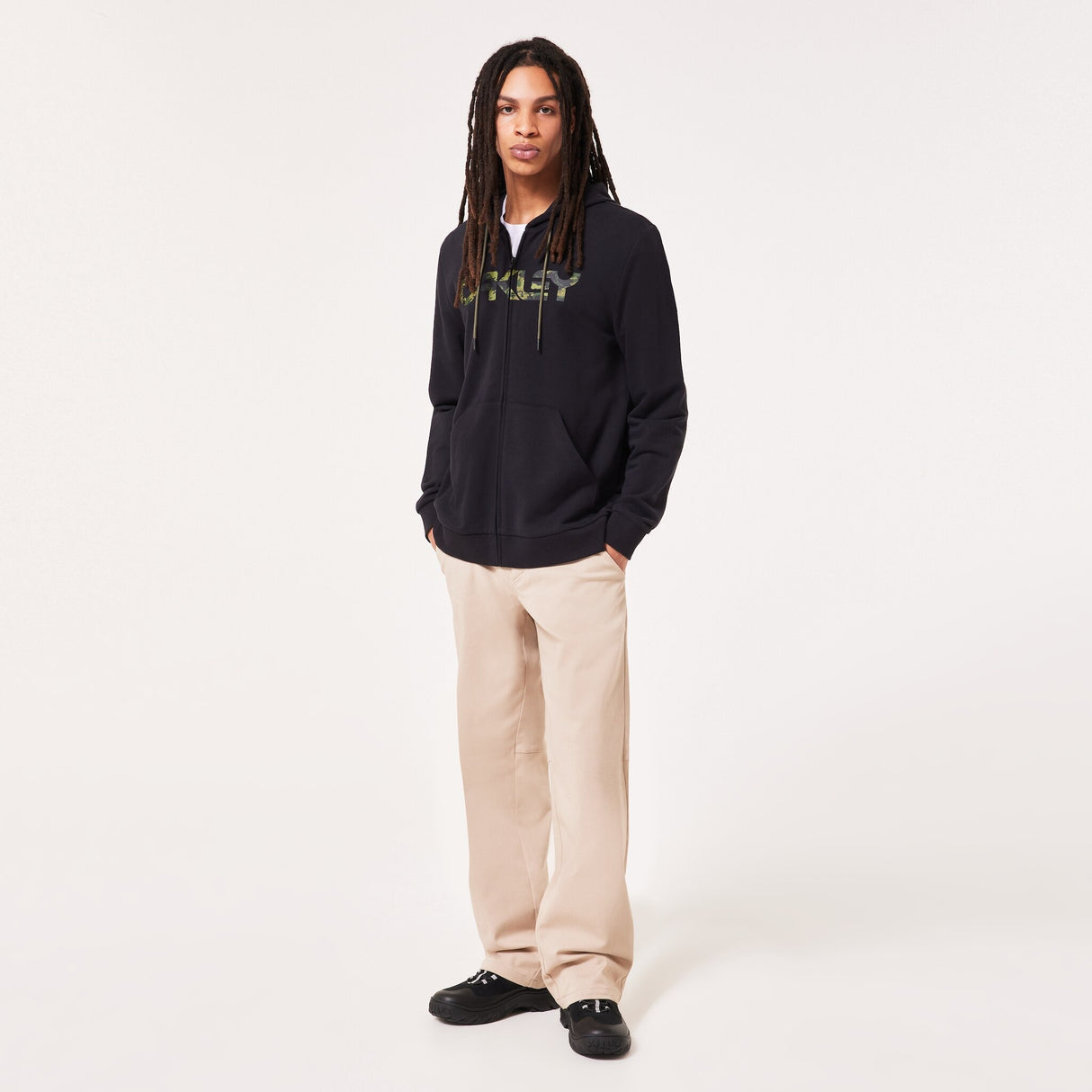 Oakley Men's Teddy Full Zip Hoddie Sweatshirt-9