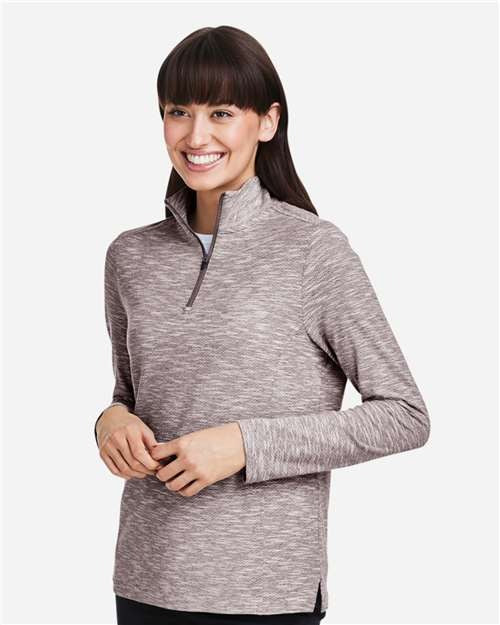 North End Women's Eclipse Jacquard Quarter-Zip Pullover-4