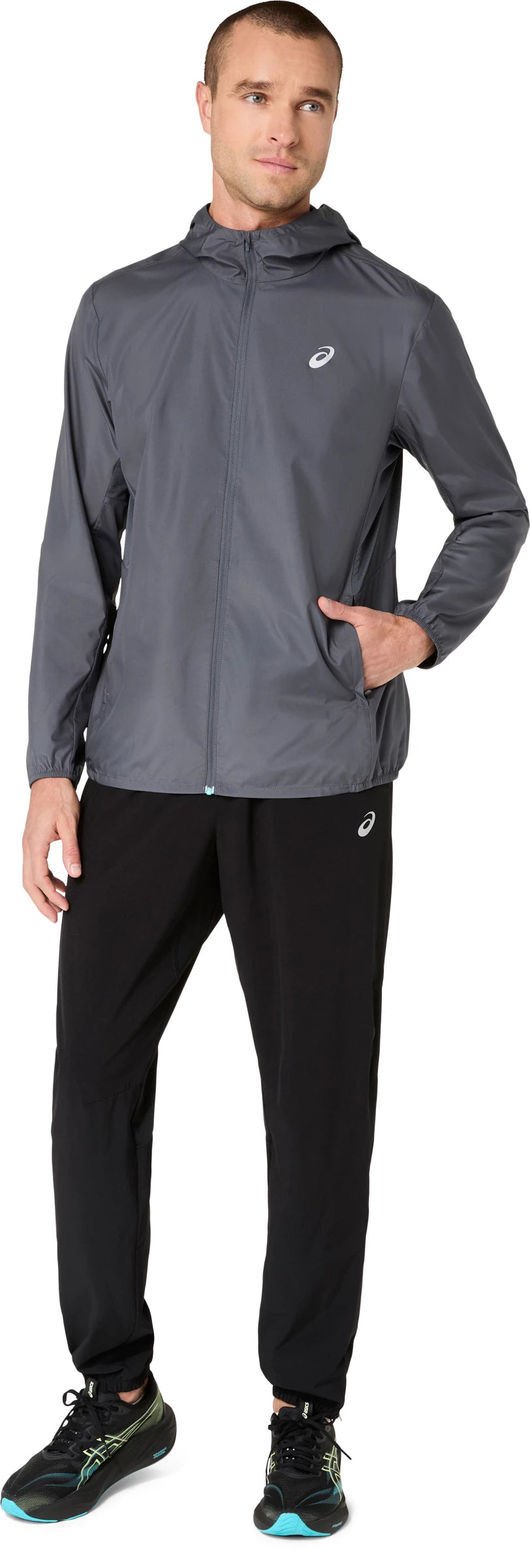 Asics Men's Silver Jacket-1