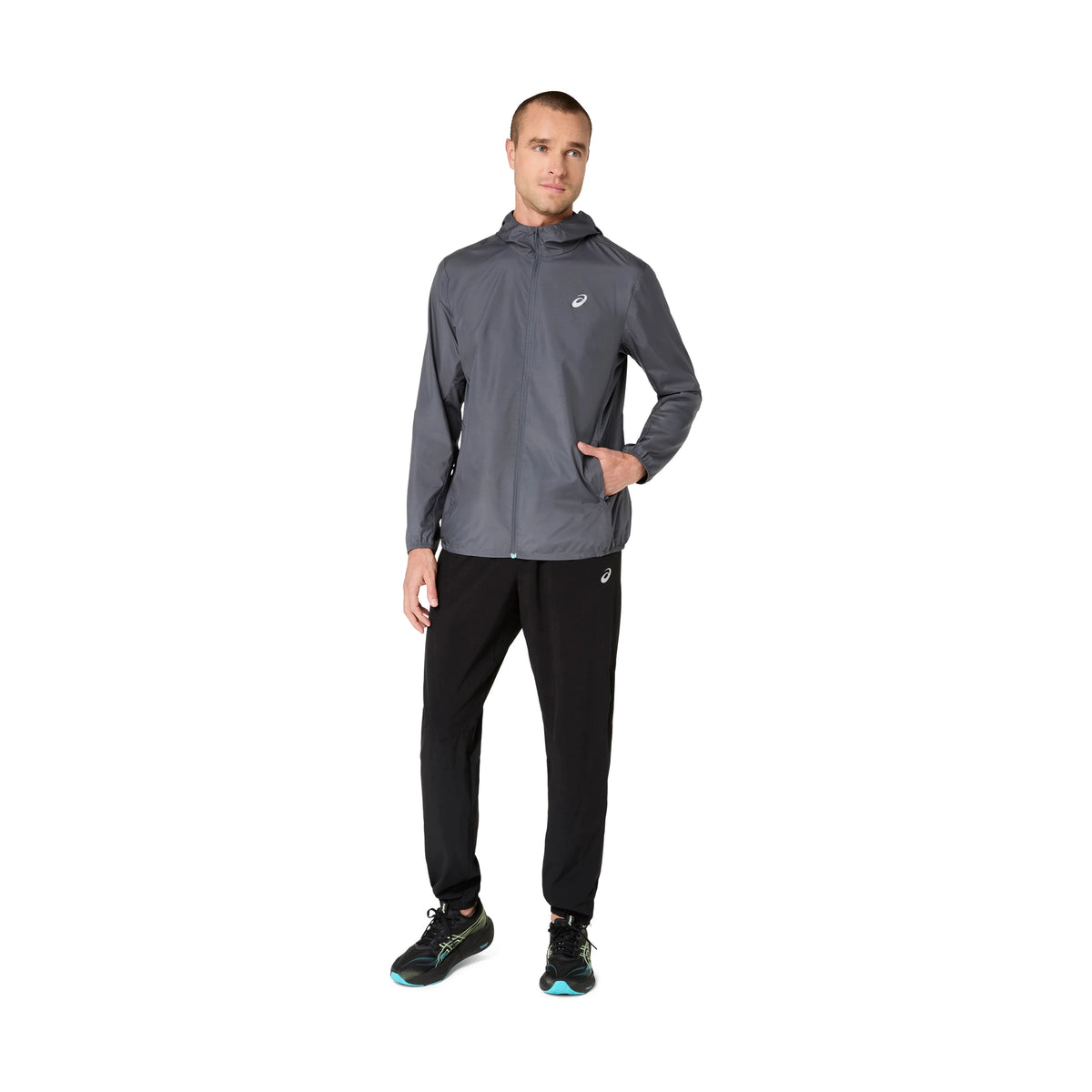 Asics Men's Silver Jacket-1