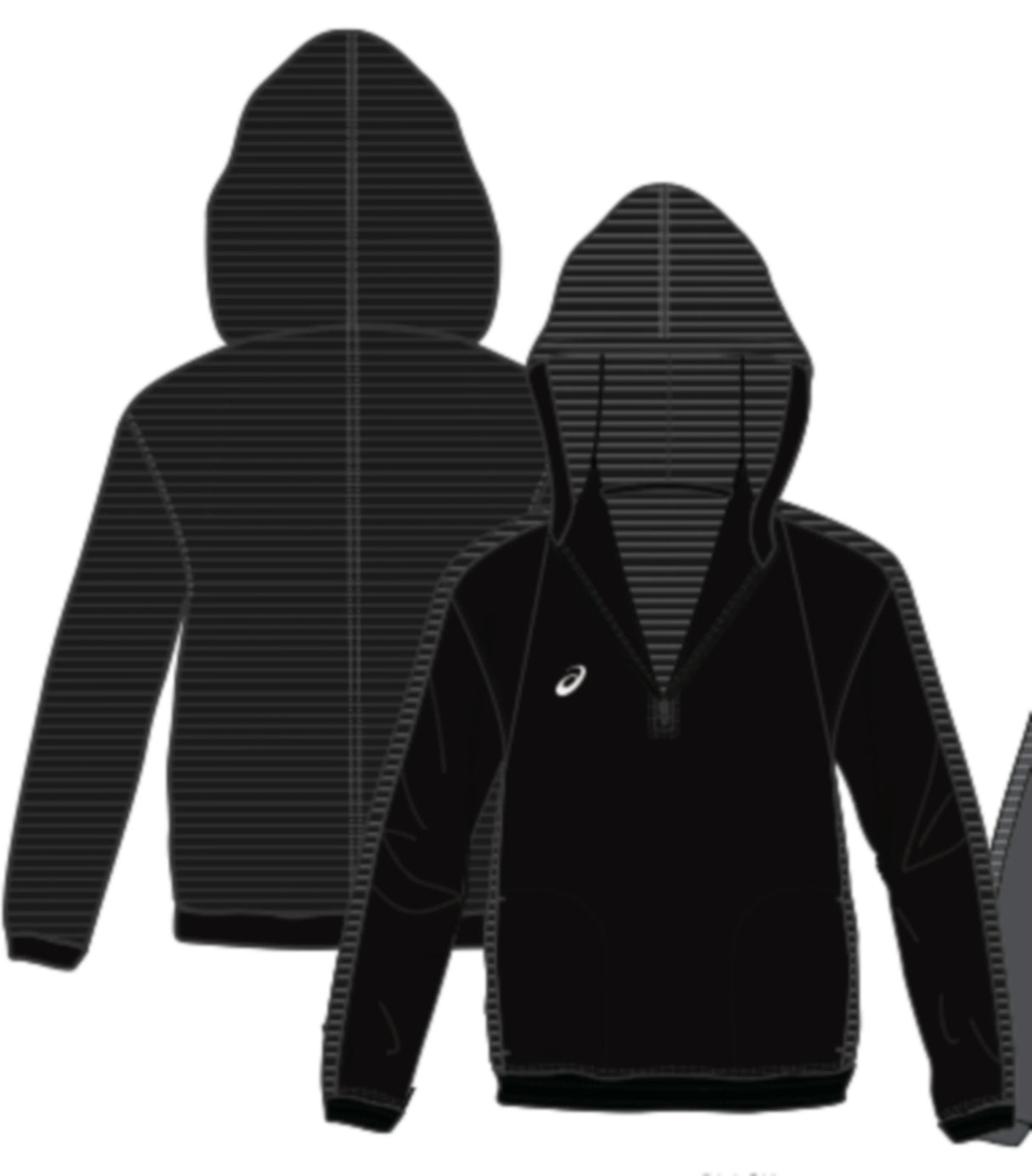 Asics Men's Thermopolis Fleece Team 1/2 Zip Hoody