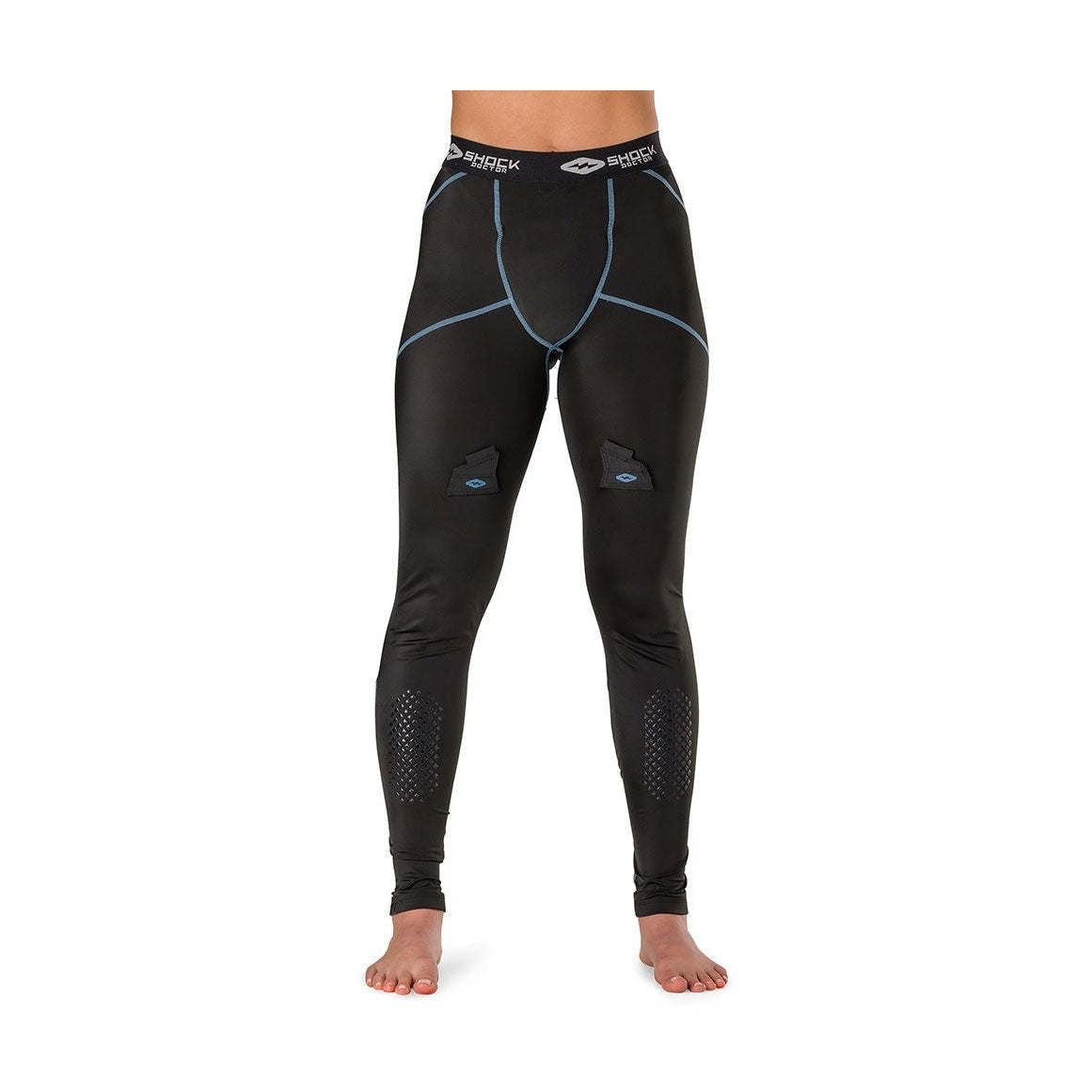 Shock Doctor Girl's compression Cut Resistance Hockey Pant withPelvic Protector-1