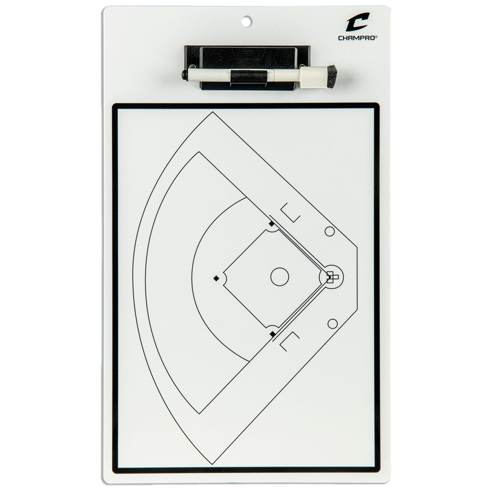 Champro Baseball / Softball Coach's Dry Erase Board With Marker Baseball Accessories All