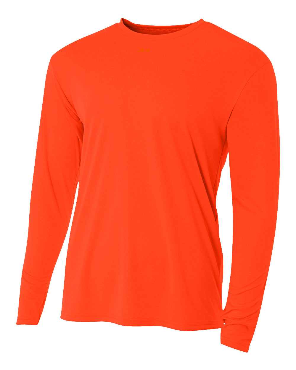 A4 Men's Cooling Performance Long Sleeve Crew Mens Apparel Shirts & Tops