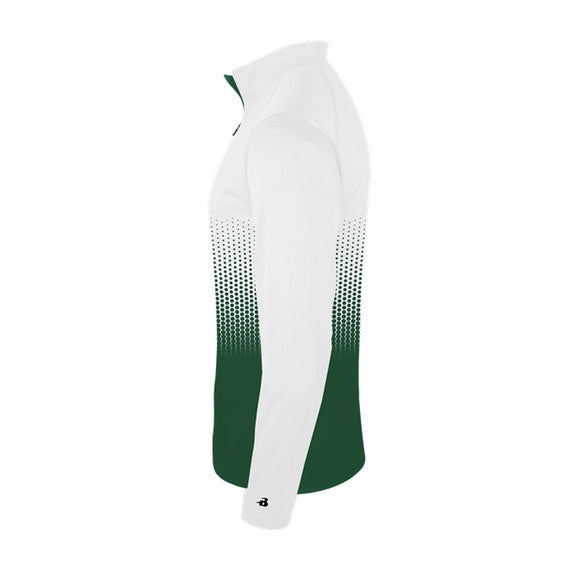 Badger Men's Hex 2.0 Quarter Zip Pullover Mens Apparel Sweatshirts & Fleece