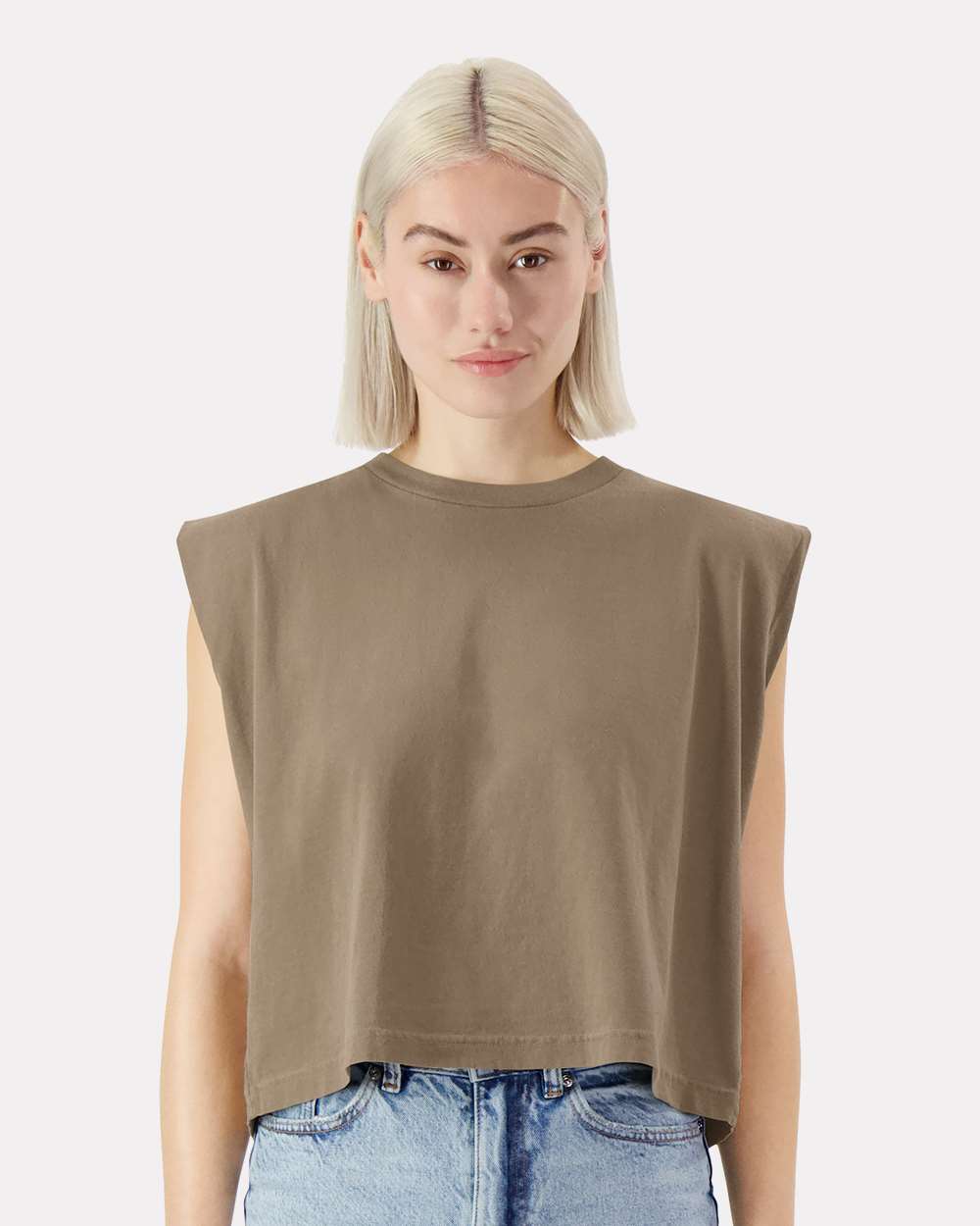 American Apparel Women's Garment Dyed Muscle Tee Womens Apparel Shirts & Tops