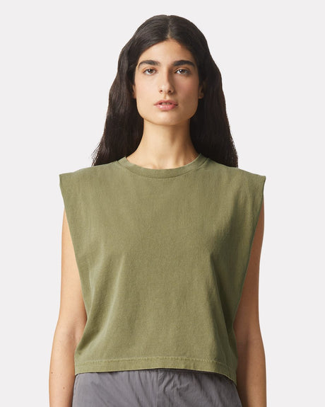 American Apparel Women's Garment Dyed Muscle Tee Womens Apparel Shirts & Tops