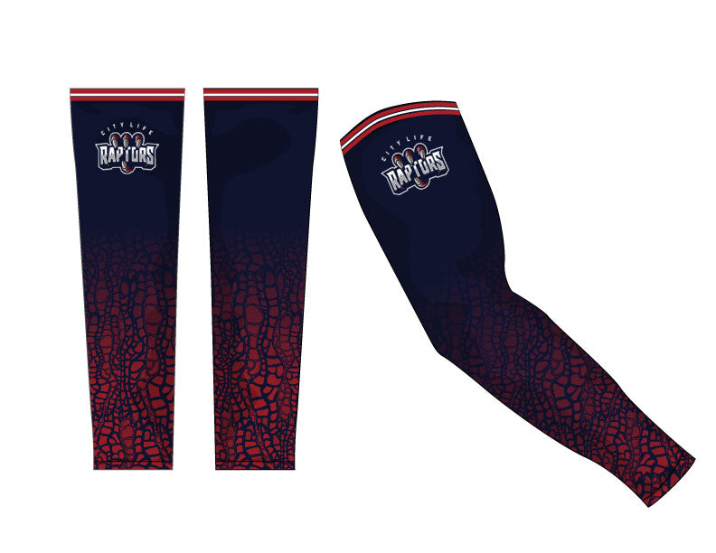 League Outfitters Fully Sublimated Custom Arm Sleeves pair Team All Sport Arm Sleeves
