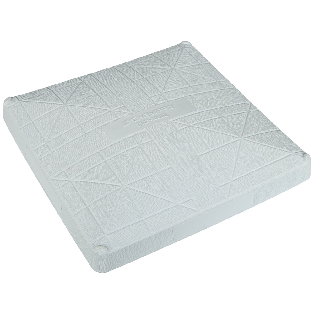 Champro The Hall Set of 3 White 18"x18"x2.5" Molded Bases-1
