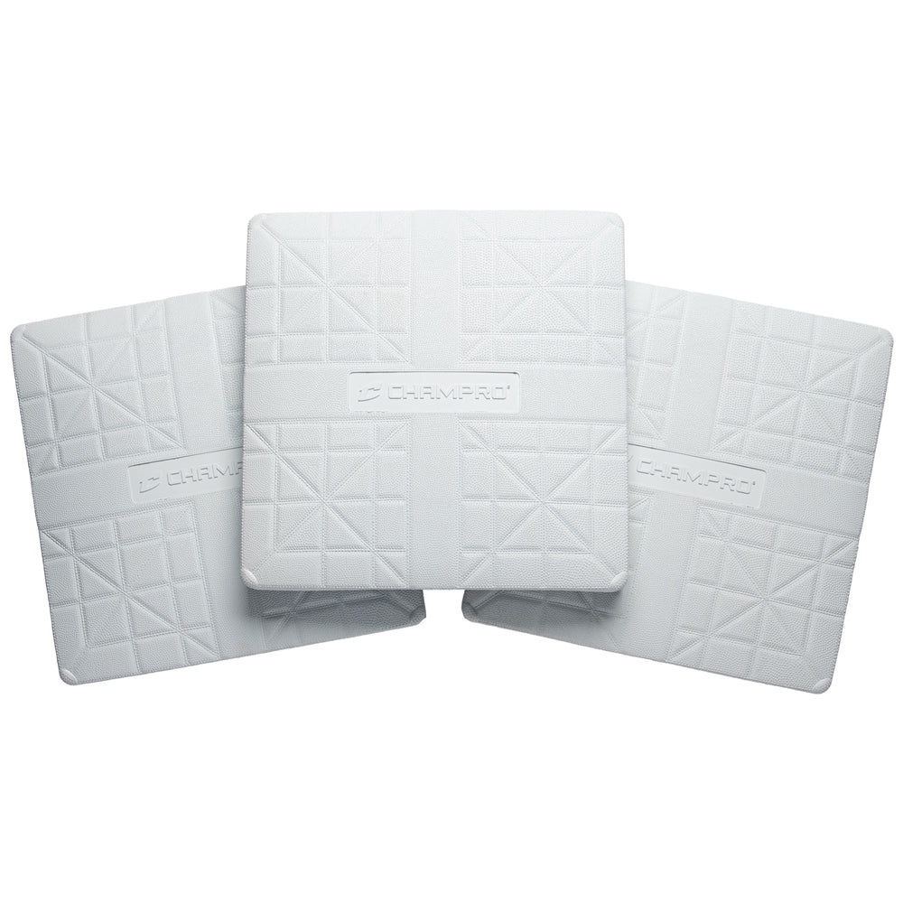 Champro Molded Pro Style Base Set - 3 Bases Baseball Field Equipment All
