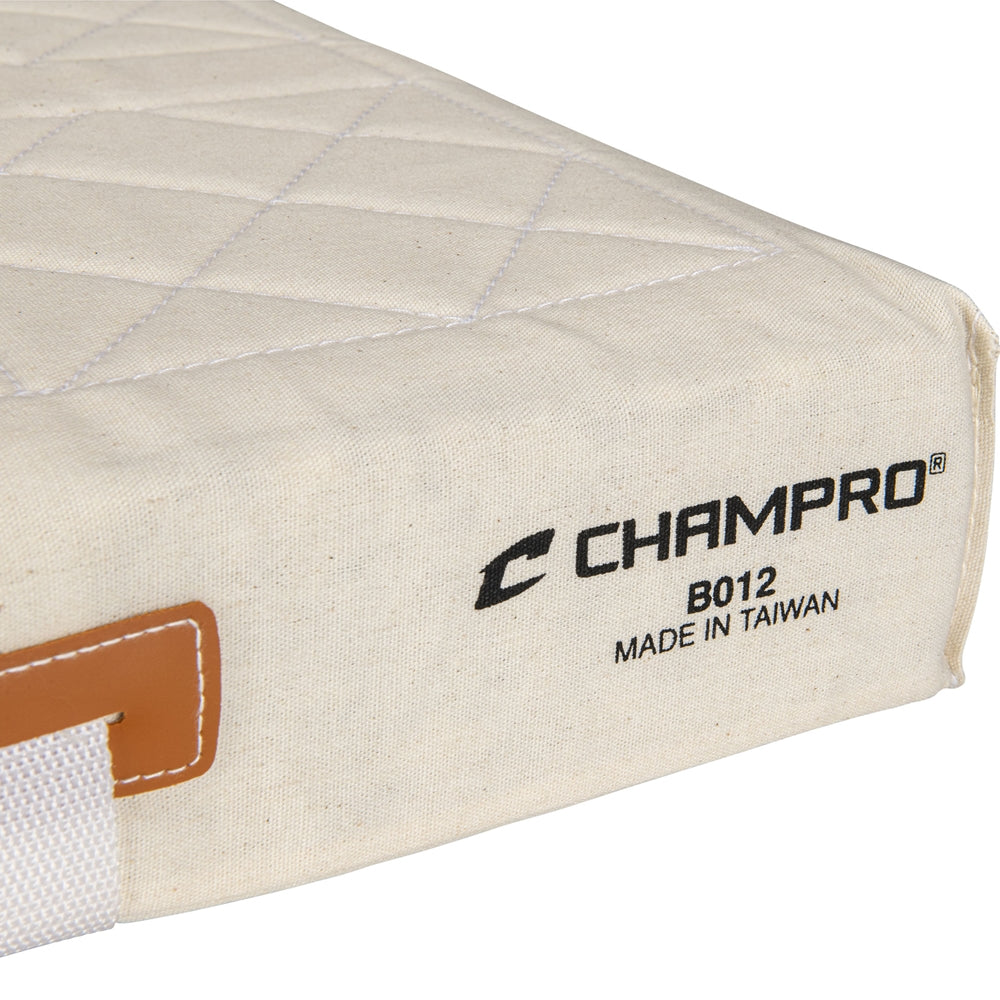Champro 14" x 2" Canvas Quilted Base Baseball Field Equipment All