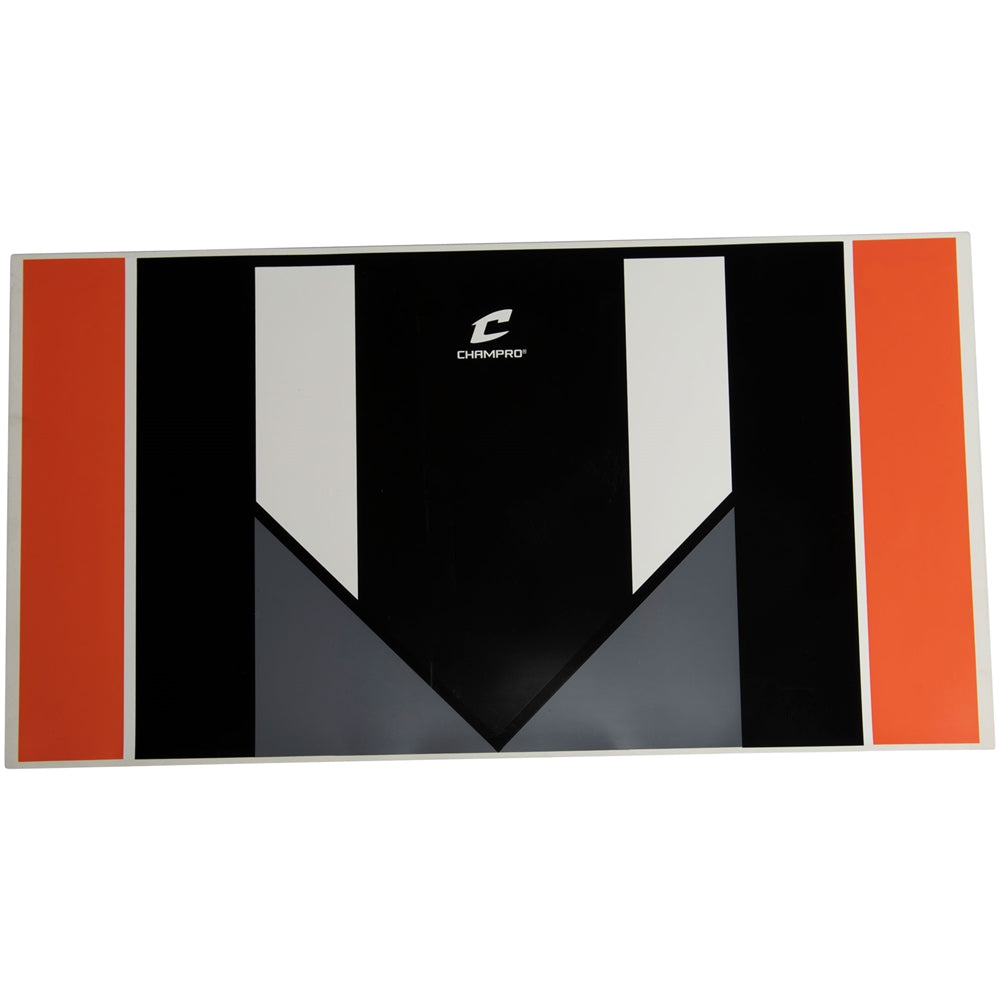 Champro the Zone 28.5"x17.5" Training Home Plate Extension Baseball Field Equipment All