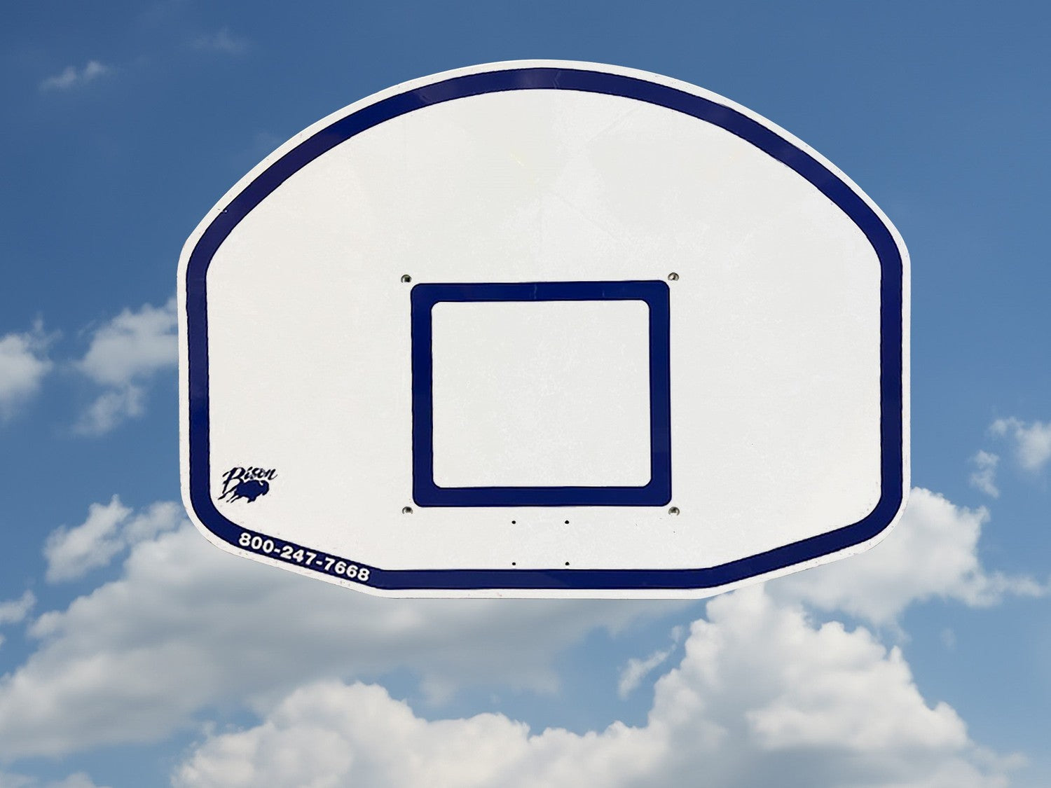 Bison 36" x 48" Fan Shaped Molded Graphite Backboard Only Basketball Equipment All