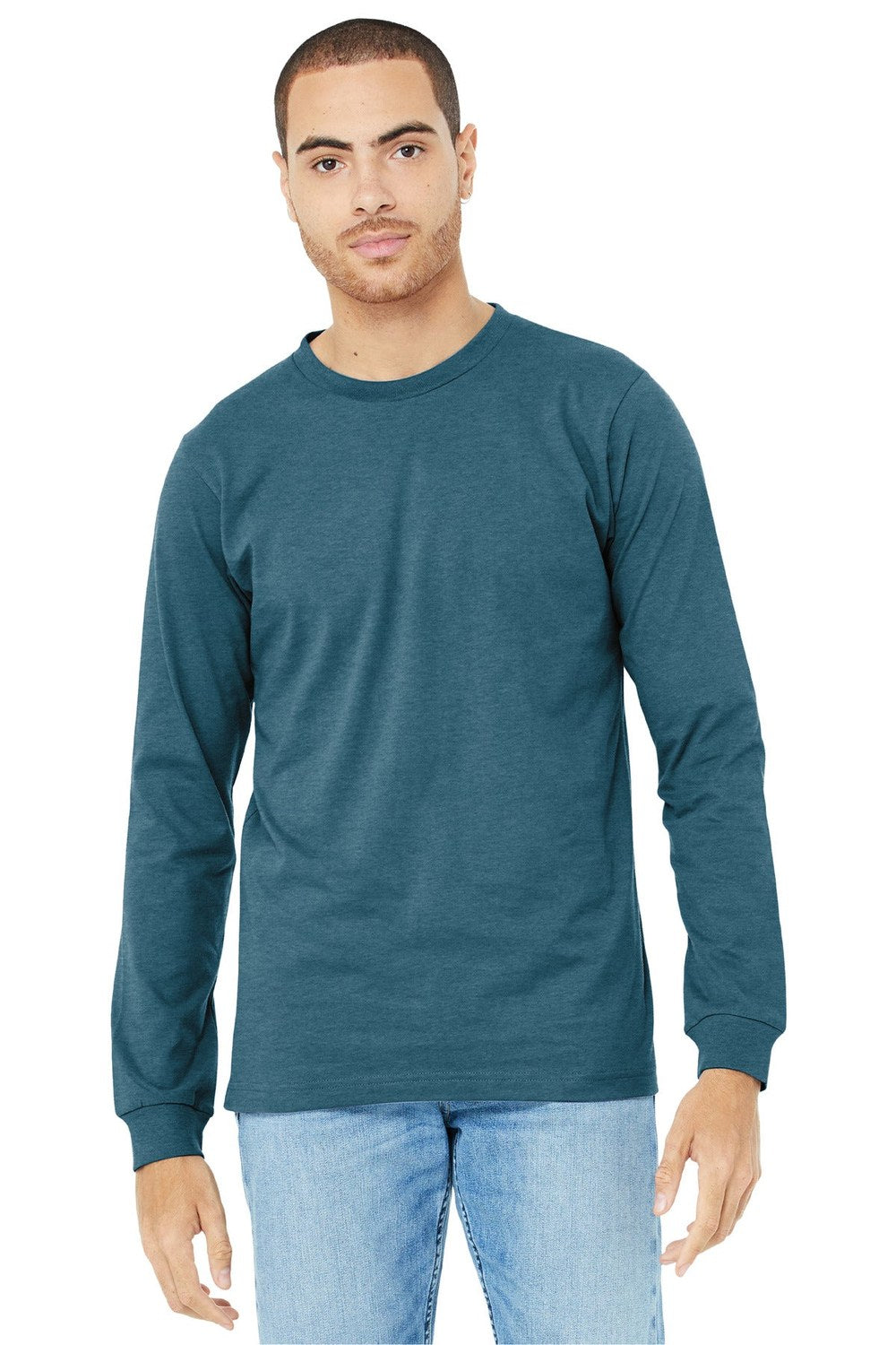 BELLA + CANVAS Men's Jersey Long Sleeve Tee - Plus Mens Apparel Shirts & Tops