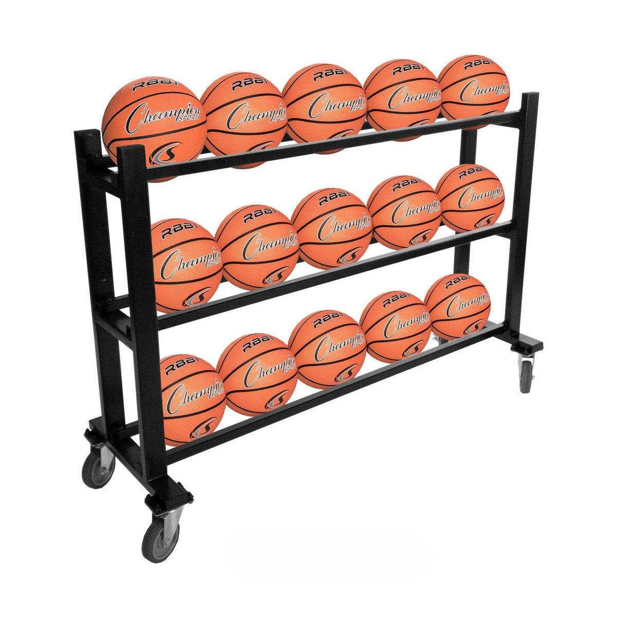 Champion Sports Deluxe Heavy-Duty Basketball Cart