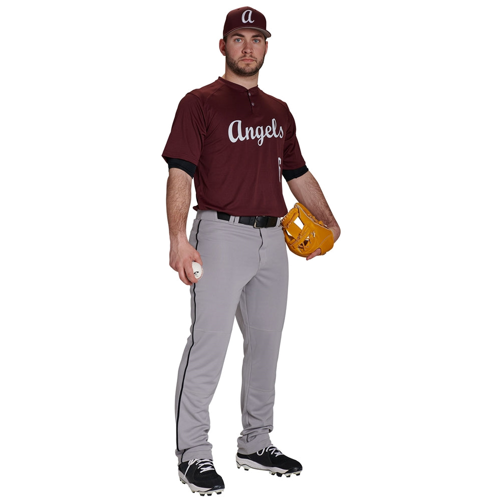 Champro Men's MVP Open Bottom Baseball Pants with Piping Baseball Pants Adult