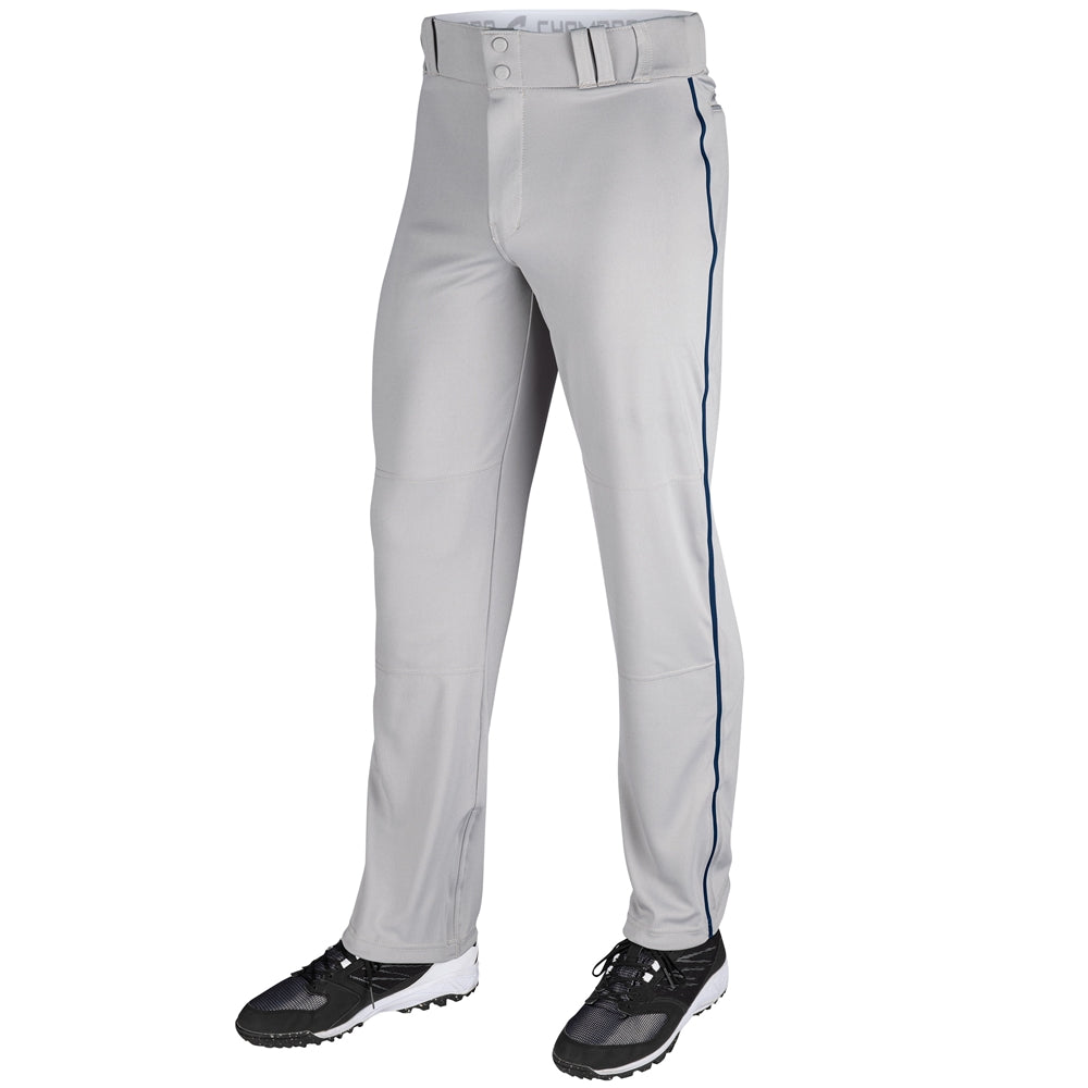 Champro Men's Triple Crown Open Bottom Baseball Pant with Piping Baseball Pants Adult