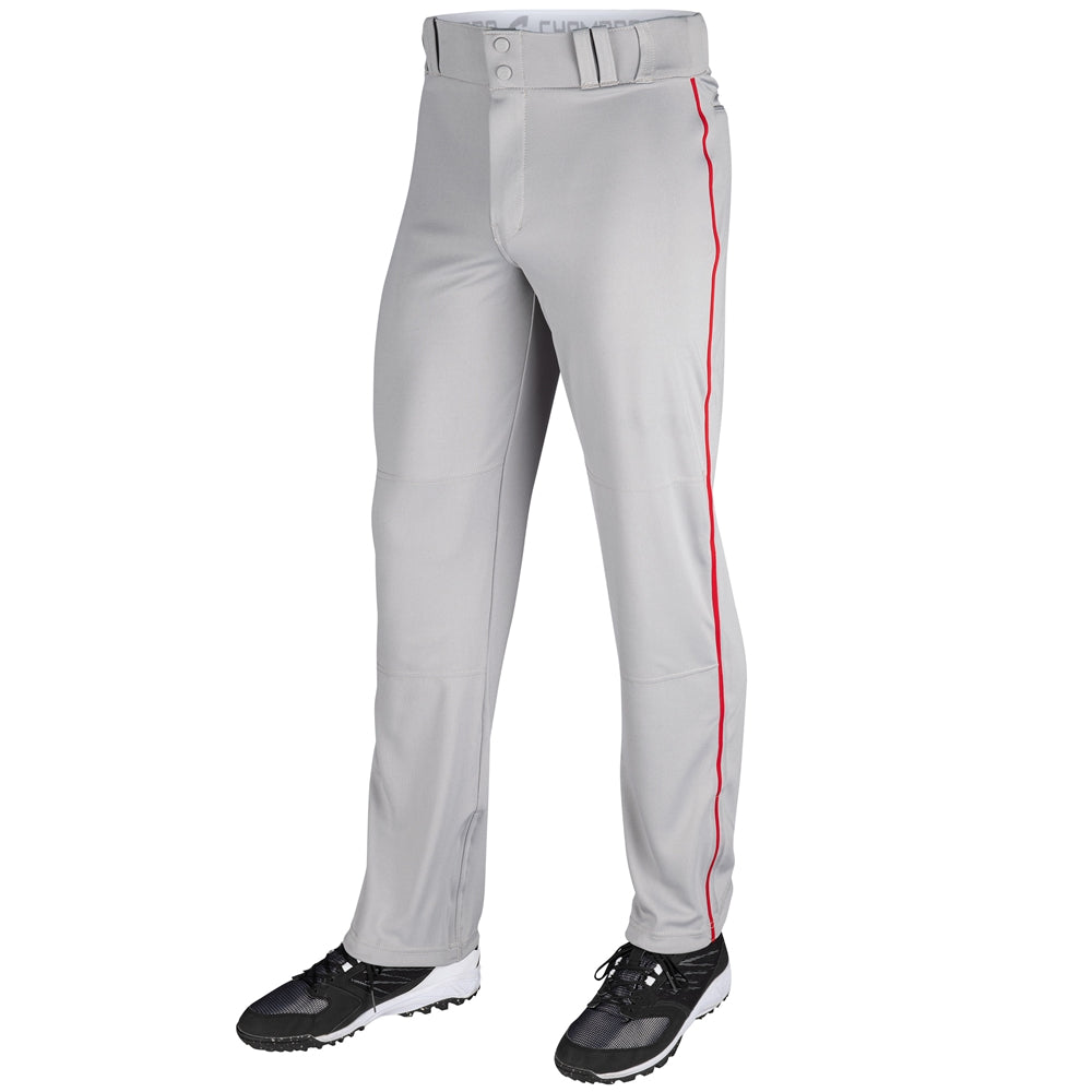 Champro Men's Triple Crown Open Bottom Baseball Pant with Piping Baseball Pants Adult