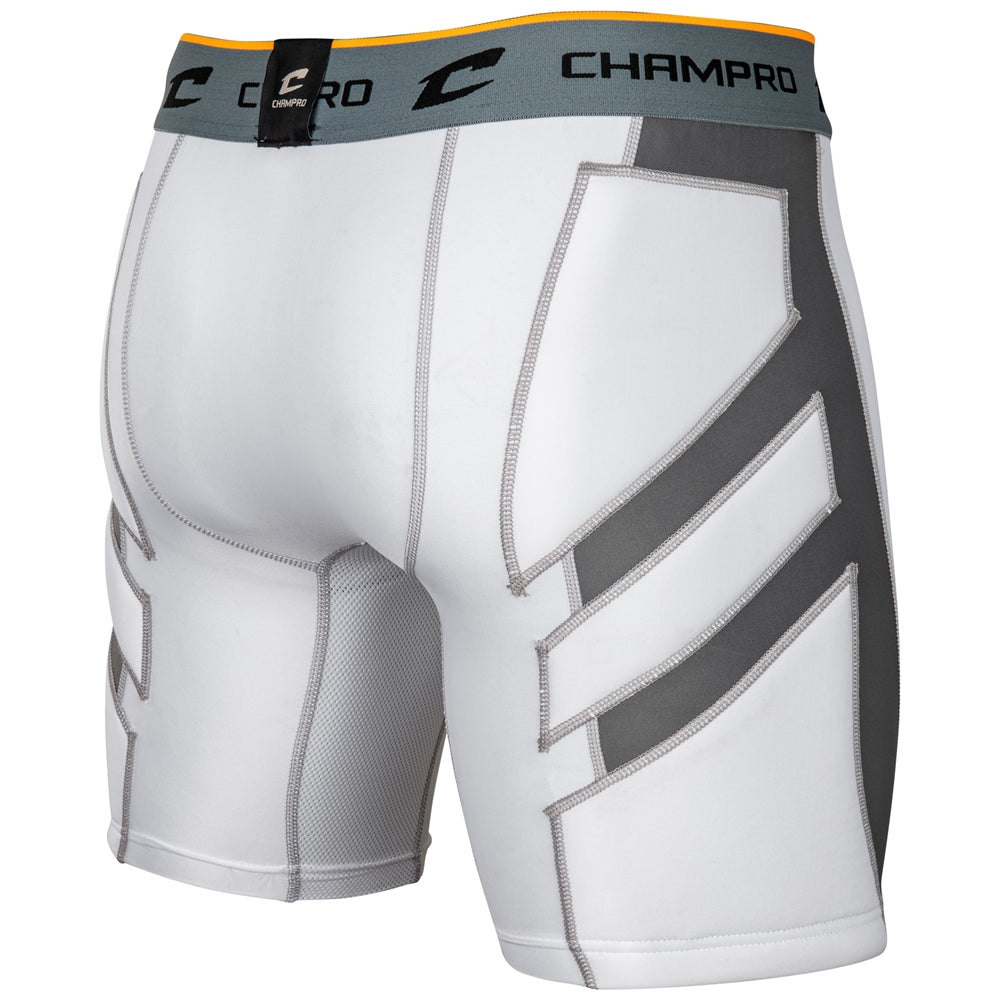 Champro Men's Wind-Up Compression Sliding Shorts with Cup Baseball Accessories All