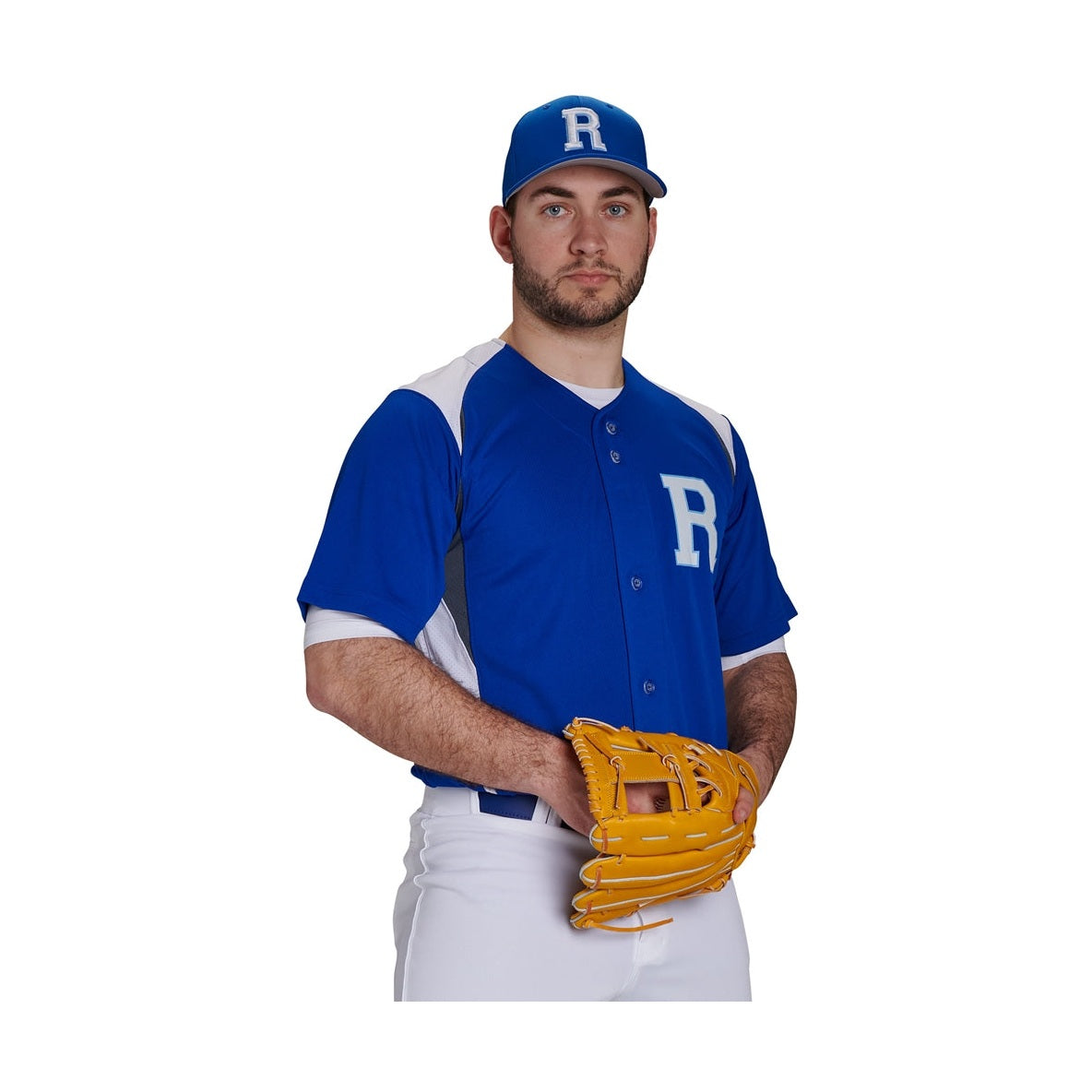 Champro Men's Bull Pen Full Button Baseball Jersey Baseball Jerseys Adult