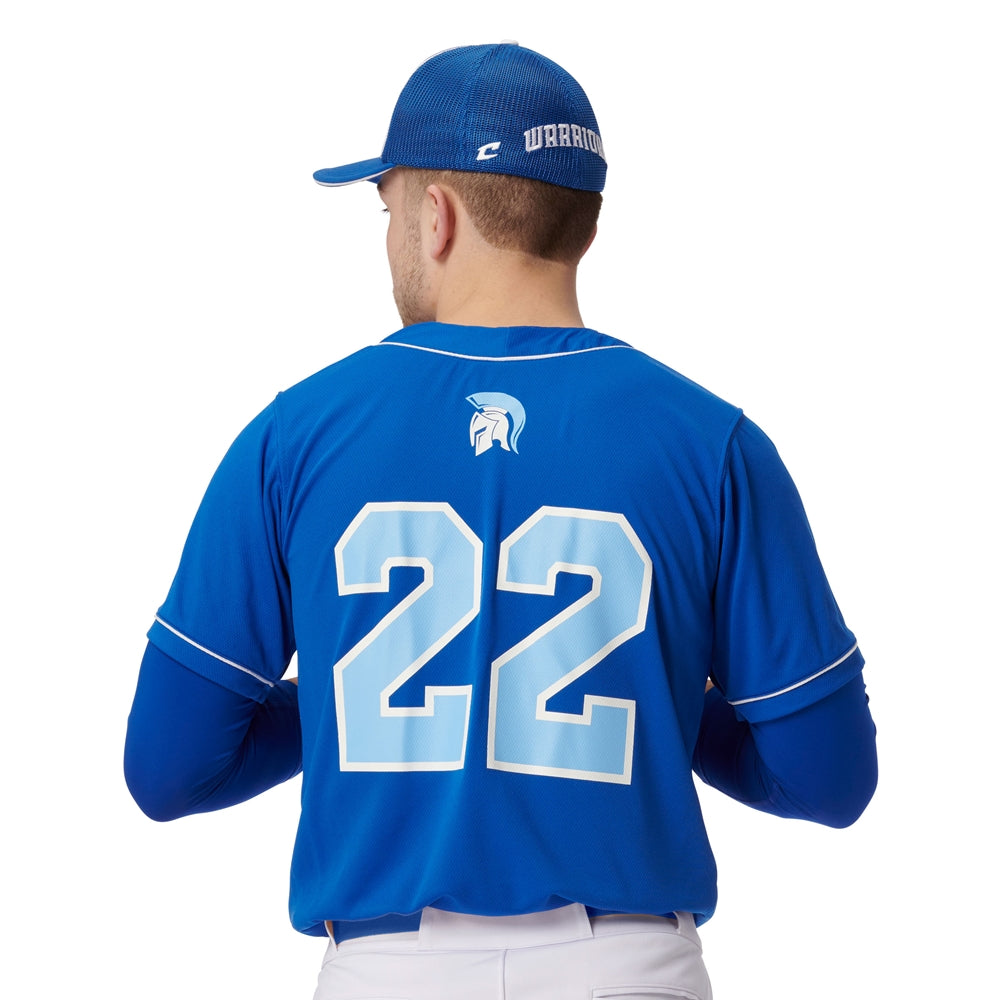 Champro Youth Heater Two Button Piped Baseball Jersey Baseball Jerseys Youth