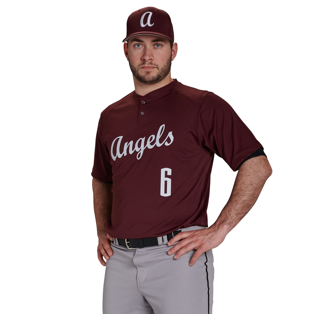 Champro Men's Dri-Gear Two Button Jersey Baseball Jerseys Adult