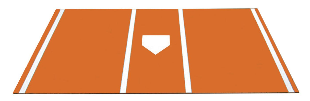 Trigon Sports Pro Baseball Turf Home Plate Mat - 6'x12' Baseball Field Equipment All