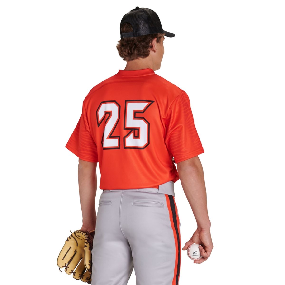Custom Two Button Short Sleeve Team Baseball Jerseys