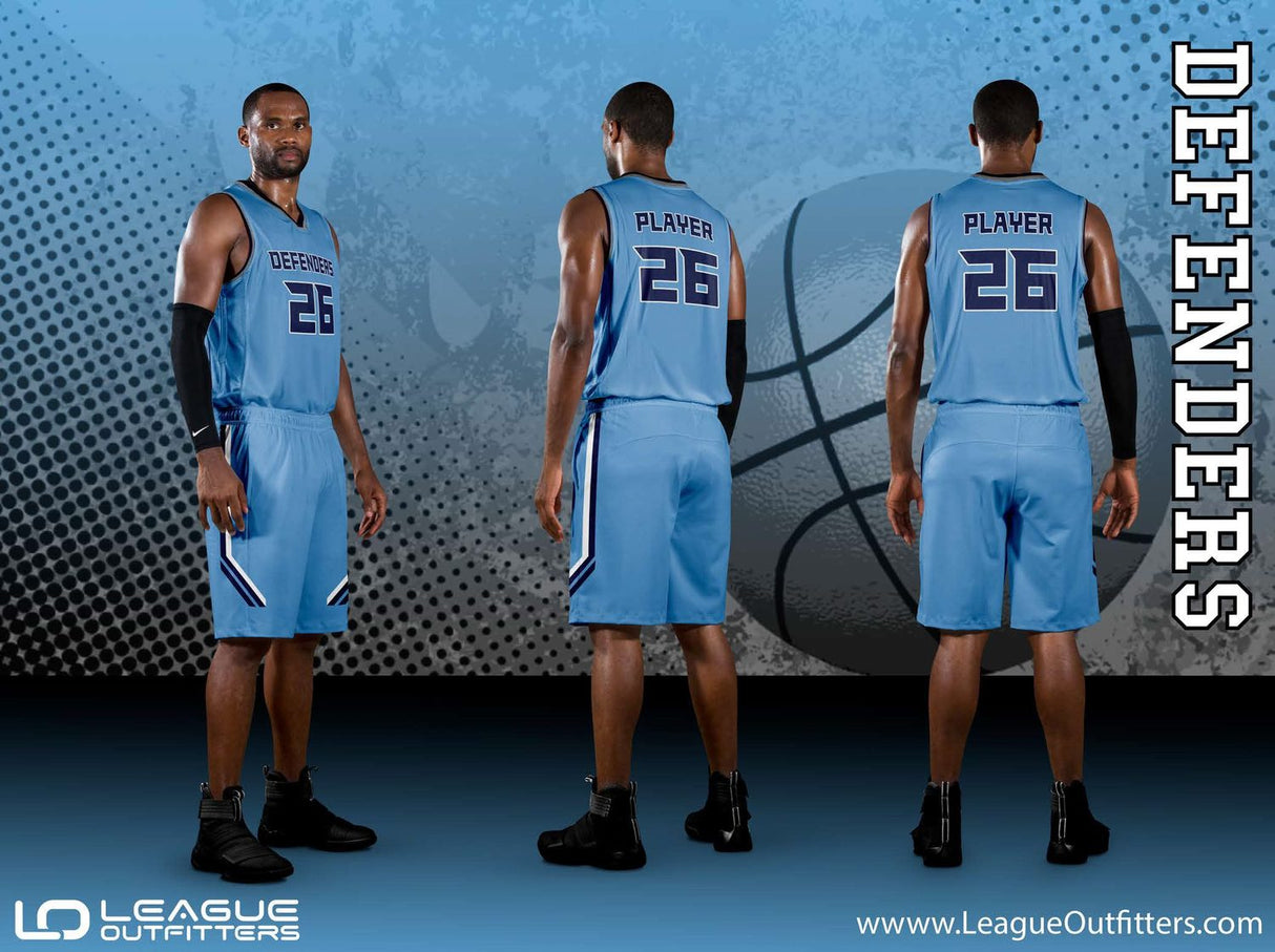 League Outfitters Elite Fully Sublimated Reversible Basketball Jersey Team Basketball Jerseys