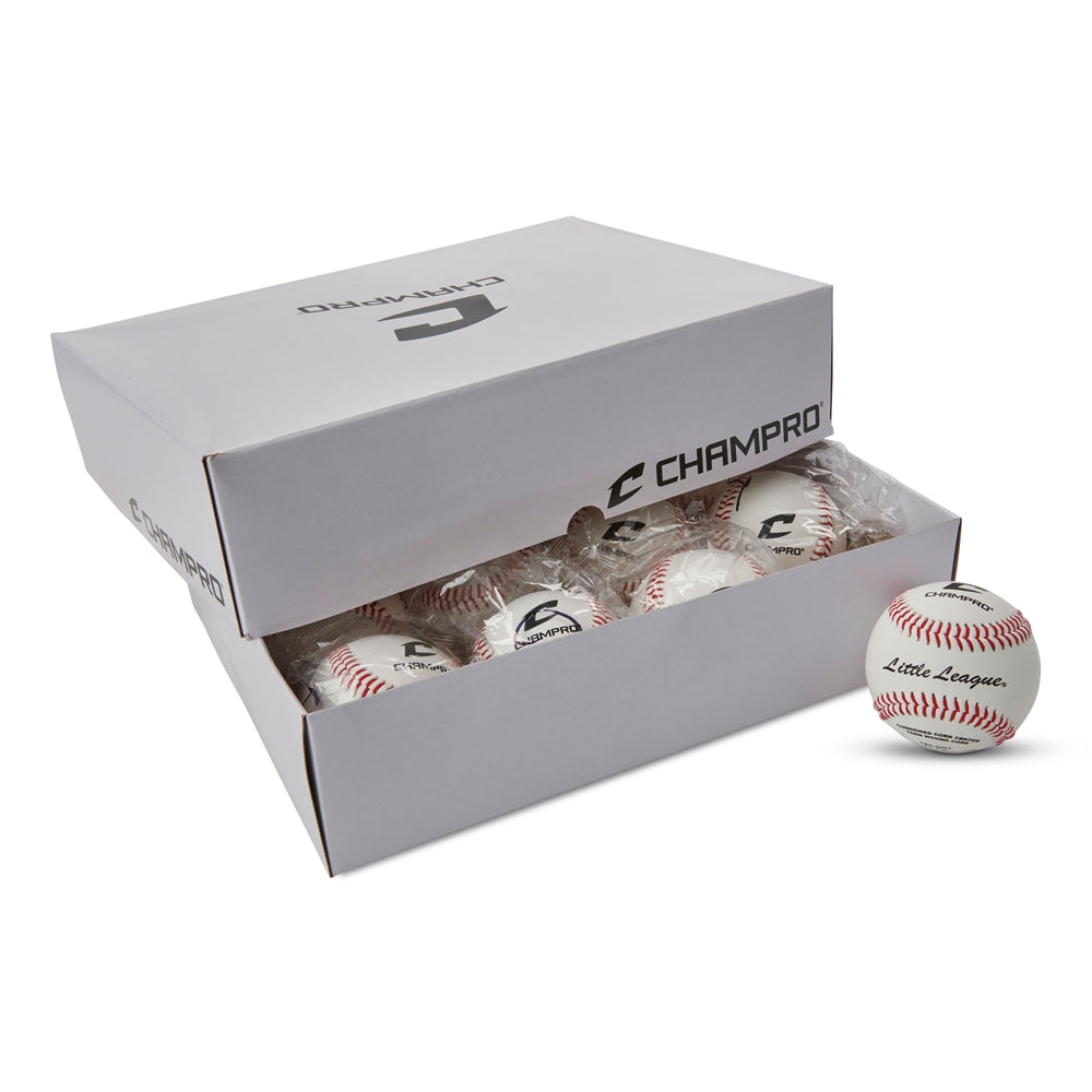 Champro One Dozen Cork Core Little League Baseballs Baseball Baseballs All