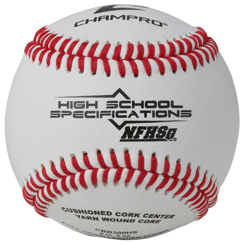 Champro One Dozen NFHS Official League Baseballs Baseball Baseballs All