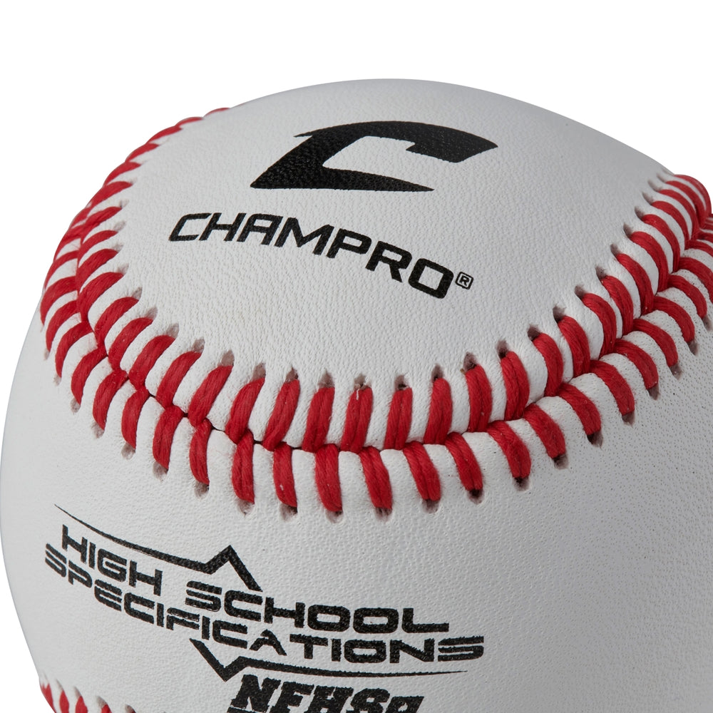 Champro One Dozen NFHS Official League Baseballs Baseball Baseballs All