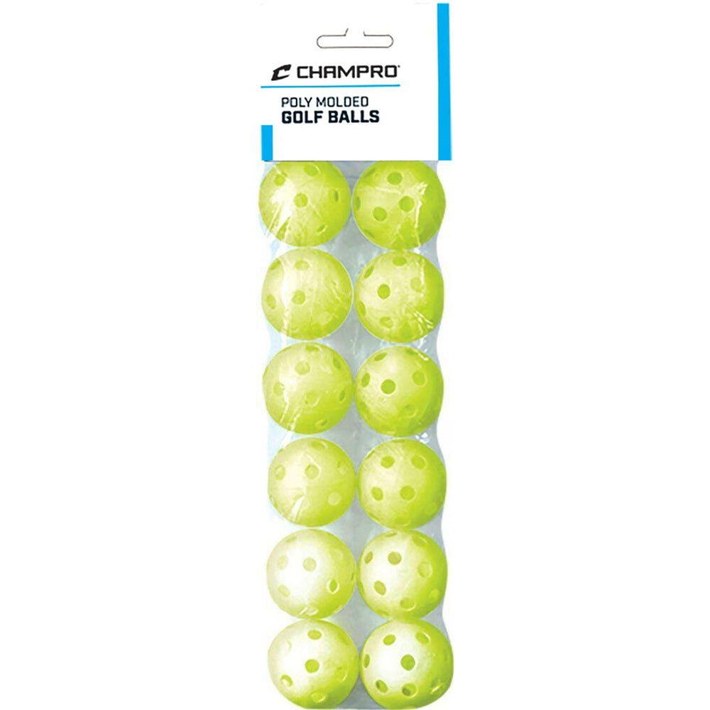 Champro 5" Poly Golf Balls - Bag of 12 Sports Equipment All