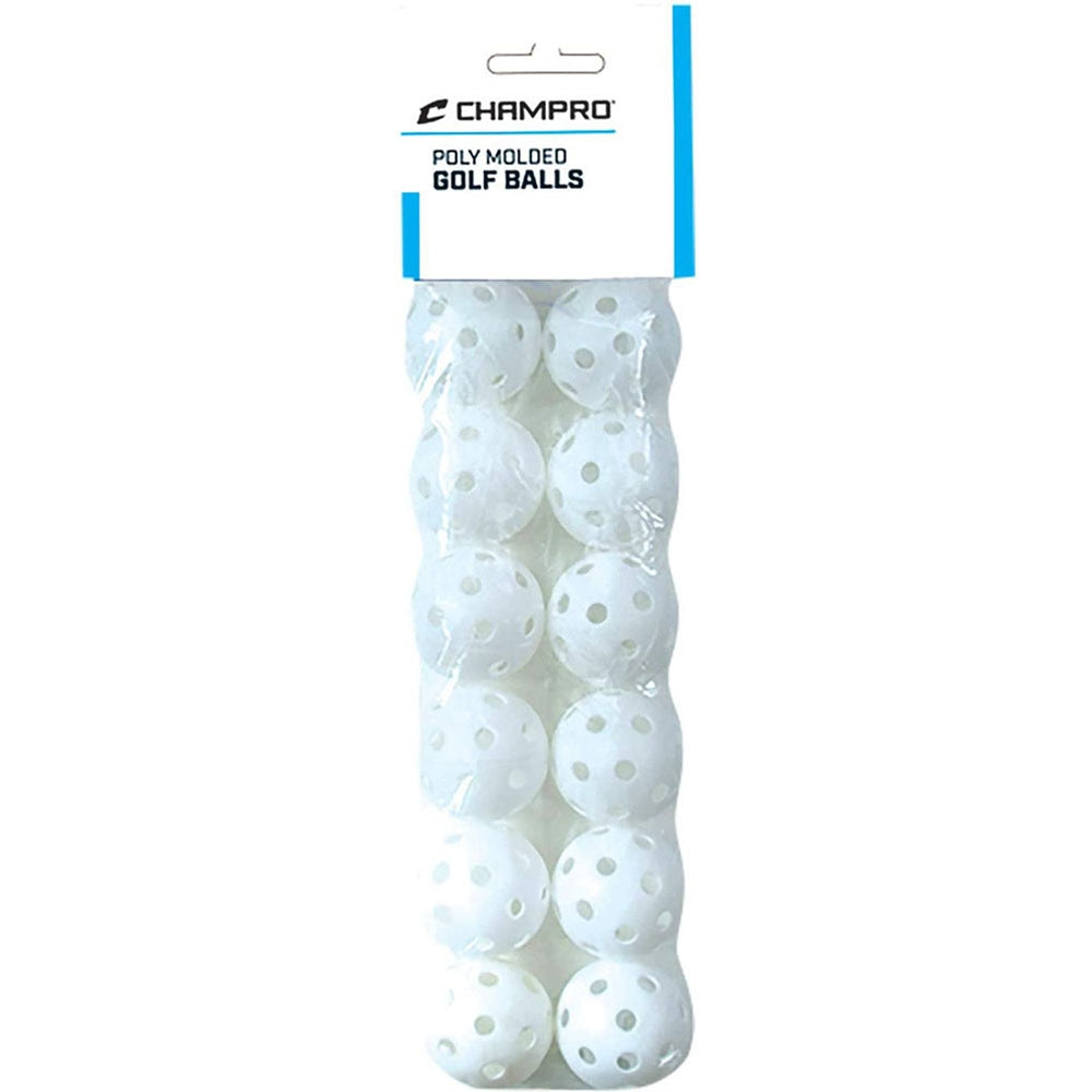 Champro 5" Poly Golf Balls - Bag of 12 Sports Equipment All