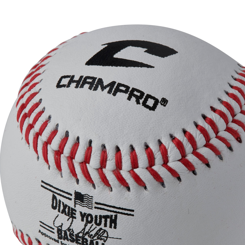 Champro One Dozen Youth Diamond League Category 3 Dixie League Baseballs Baseball Baseballs All