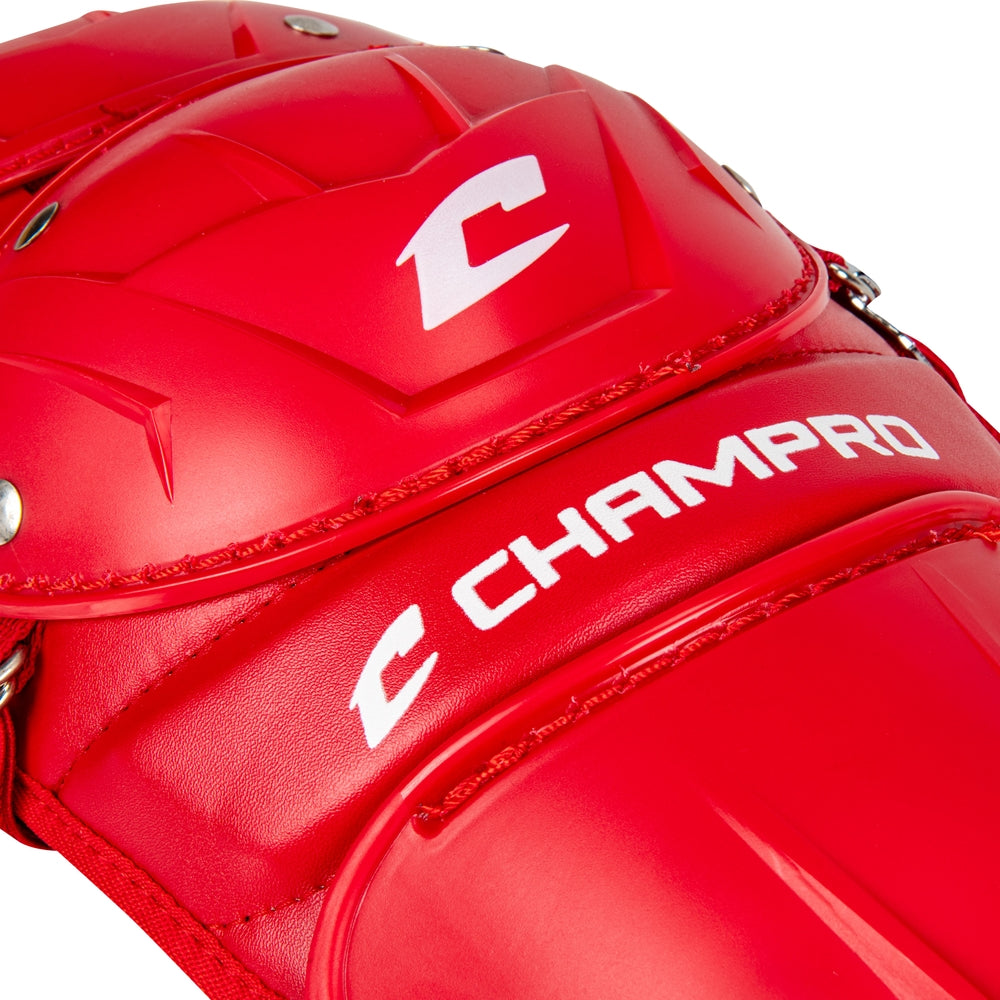 Champro Optimus MVP Senior League Double Knee Leg Guards Baseball Catcher's Protective Equipment All