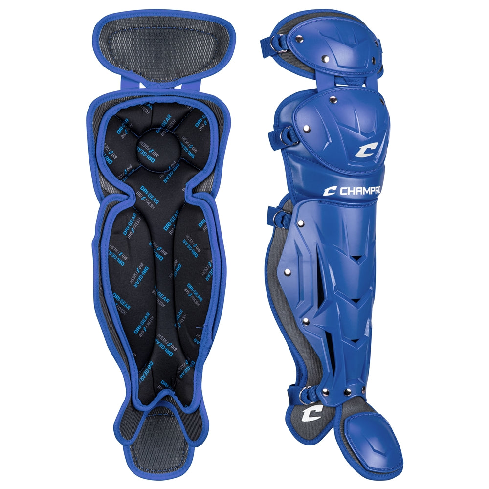Champro Optimus Pro Senior League 14.5" Leg Guards Baseball Catcher's Protective Equipment All