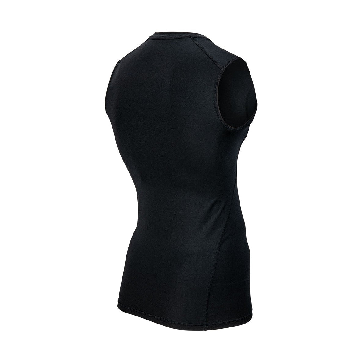 Black Champro Men's Lightning 2.0 compression sleeveless shirt back view