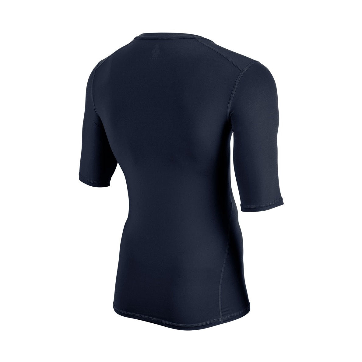 Navy Champro Youth Lightning 2.0 compression half sleeve jersey back view