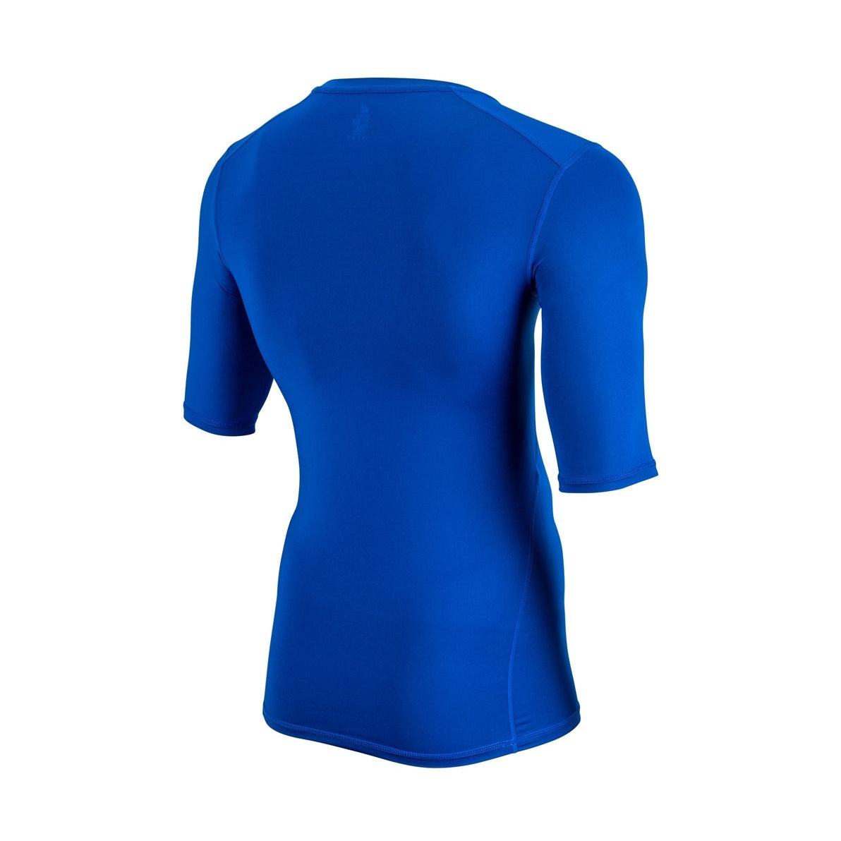 Blue Champro Youth Lightning 2.0 compression half sleeve jersey back view