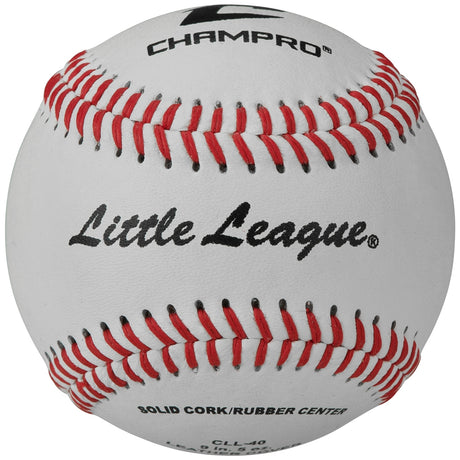 Champro Little League Genuine Leather Baseball - Dozen Baseball Baseballs All