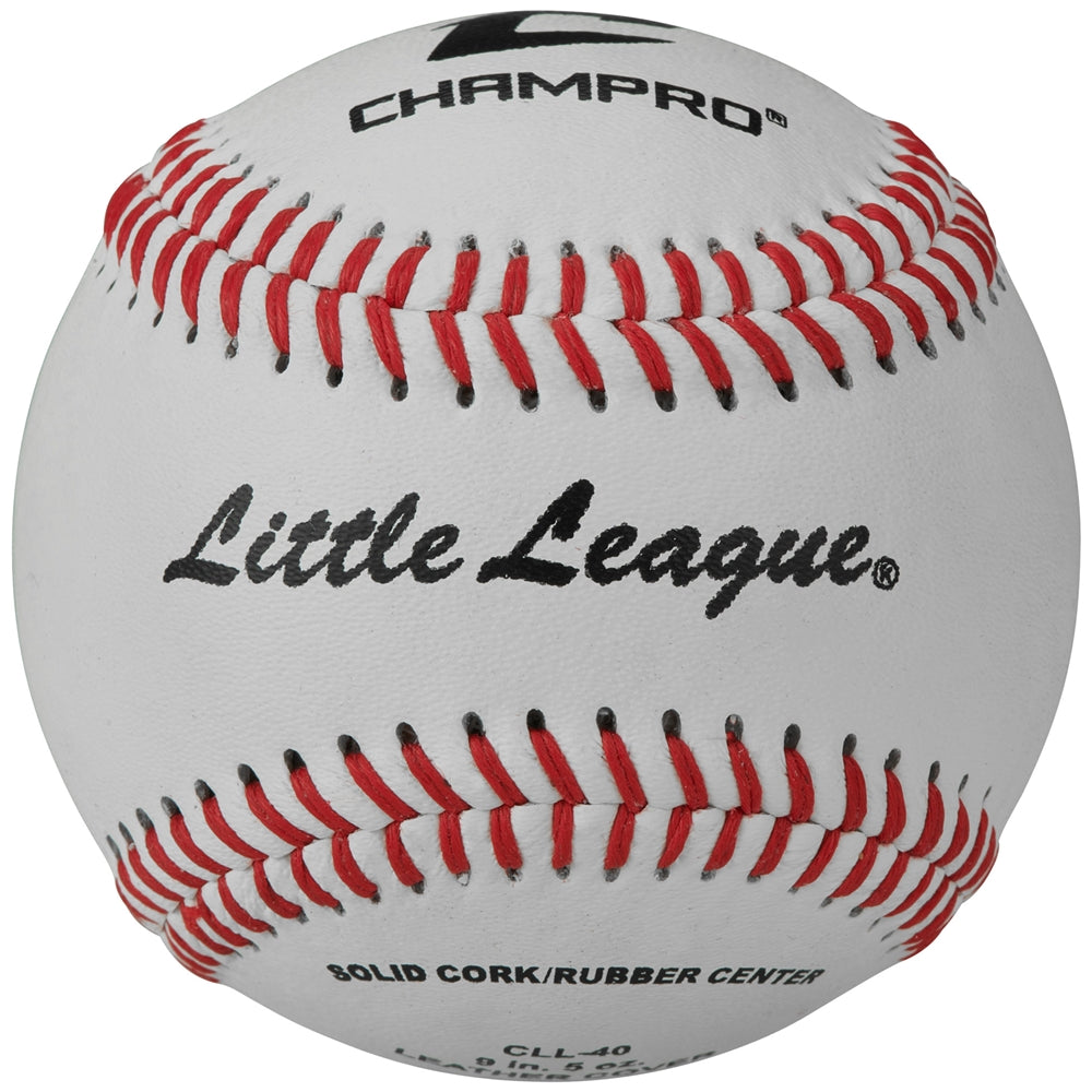 Champro Little League Genuine Leather Baseball - Dozen Baseball Baseballs All
