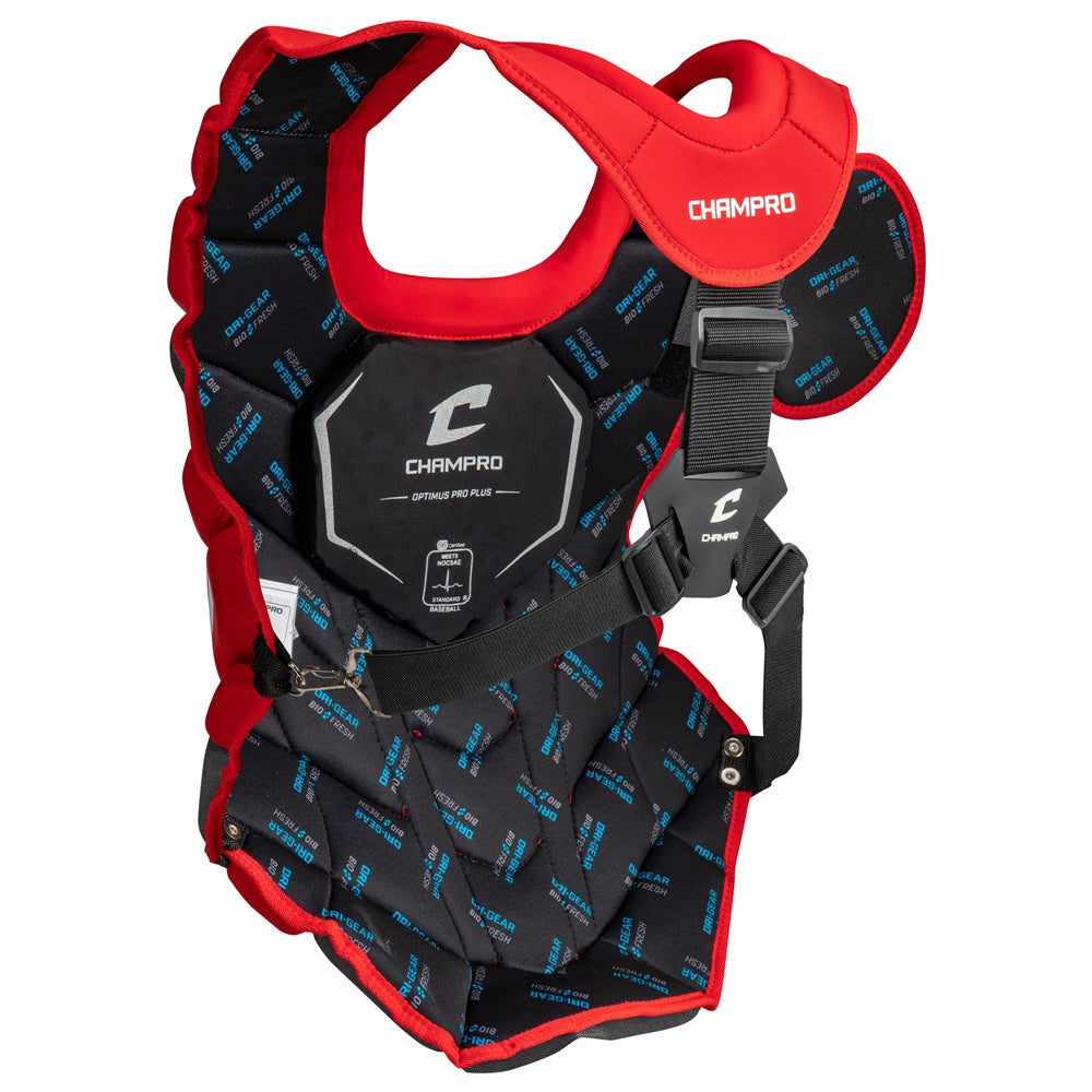 Champro Optimus Pro Plus Intermediate Chest Protector Baseball Catcher's Protective Equipment All